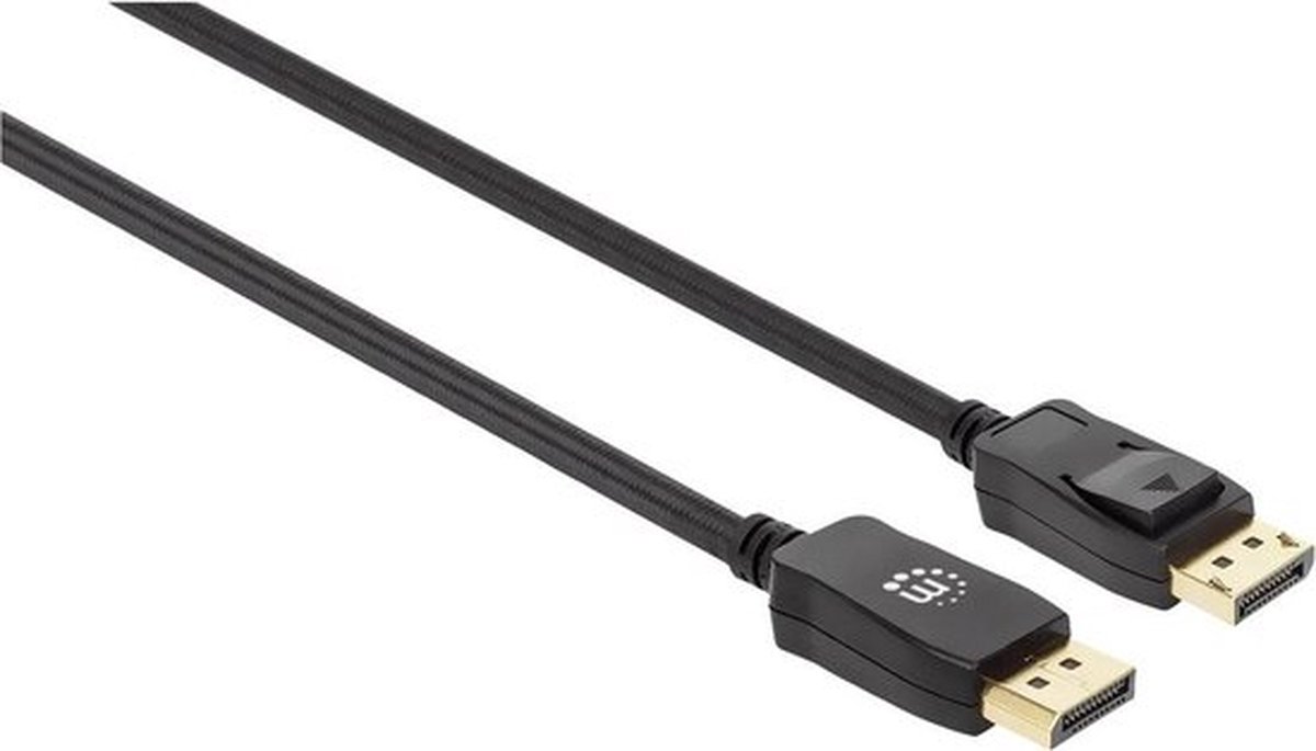 Manhattan 353618 DisplayPort-kabel – 2.00 m – Zwart – 8K UHD