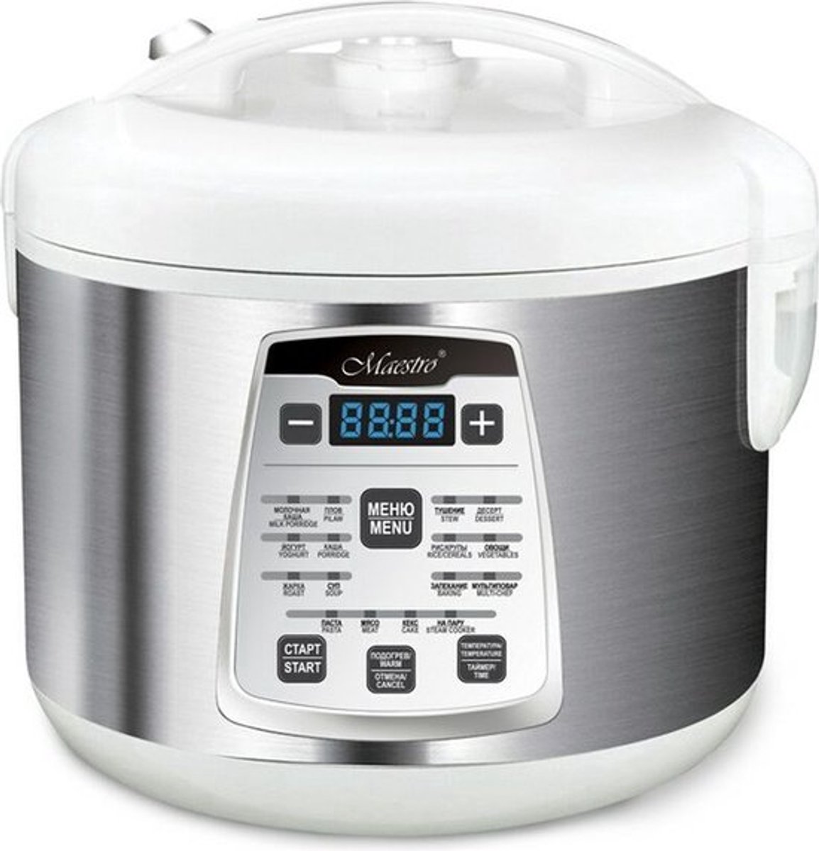 Maestro Slowcooker MR-792 met Frituurfunctie Zwart - Maestro - €48,99