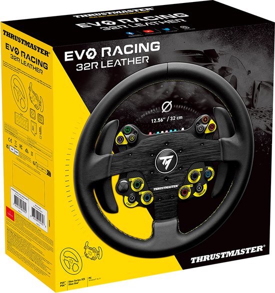 Thrustmaster Evo Racing 32R Leather Addon - For PlayStation 5, Windows, PlayStation 4, Xbox Series S, Xbox Series X van Thrustmaster — afbeelding 5