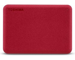 External Hard Drive Toshiba CANVIO ADVANCE Red 4TB USB 3.2 Gen 1