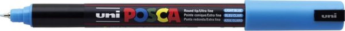 Posca - Verfstift PC1MR EF lichtblauw | 6 stuks