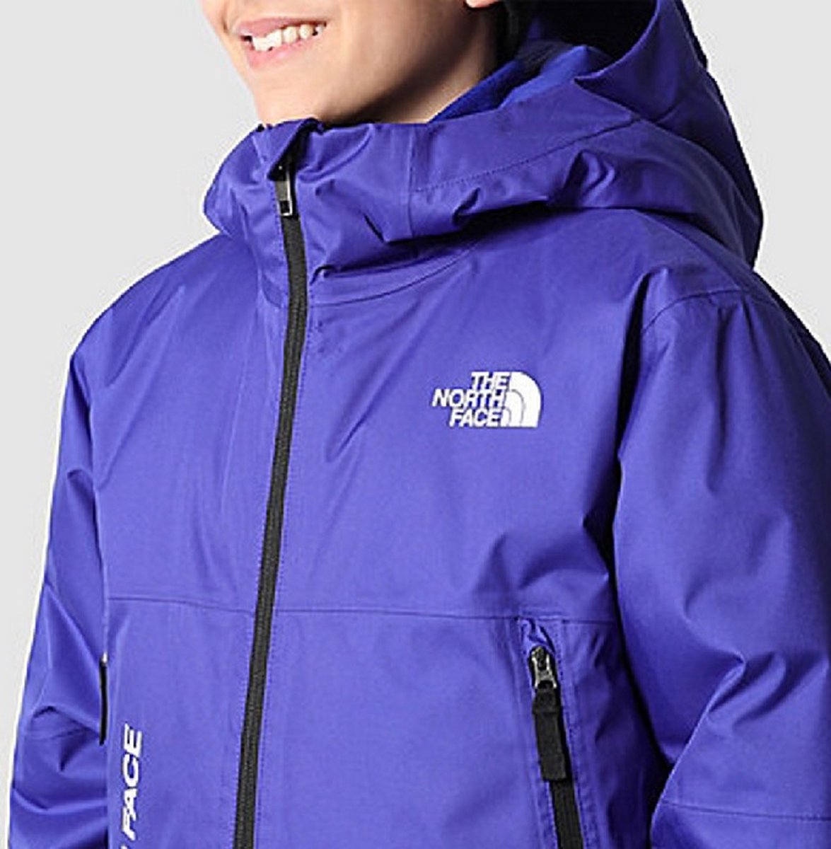 Veste Freedom Trail Garçon 9-10 Ans - Bleu, Polaire, Logo