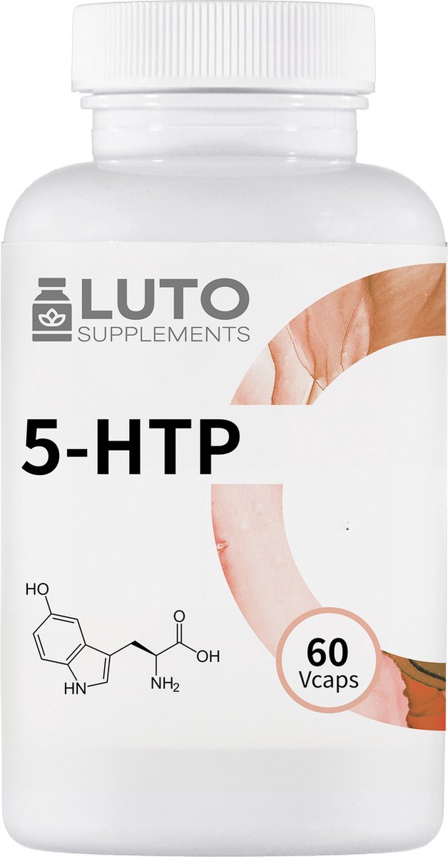 Goedkoopste 5-HTP - Griffonia - 375mg - Waarvan 20 5-HTP (75mg) - Vitamine B6 - 60 capsules - Luto Supplements