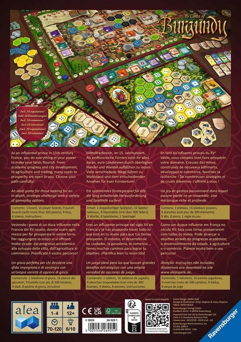 Ravensburger Alea The Castle of Burgundy - Bordspel — afbeelding 9