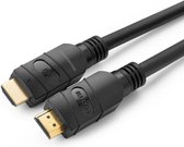 Microconnect MC-HDM191915V2.0AMP, 15 m, HDMI Type A (Standaard), HDMI Type A (Standaard), 4096 x 2160 Pixels, 3D, Zwart