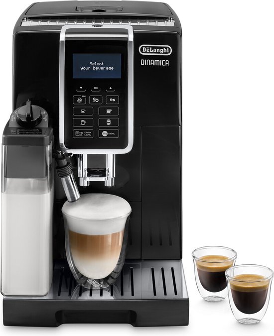 De'Longhi Dinamica ECAM350.55.B - Volautomatische espressomachine - Zwart