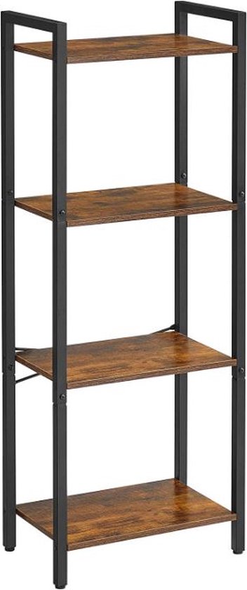 MIRA Home - Boekenkast - opbergkast - Boekenrek - Kast - Vintage - 24x40x107