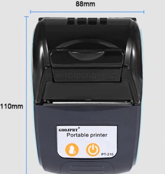 bonprinter , direct thermisch (tweekleurige), 8 dots/mm (203 dpi