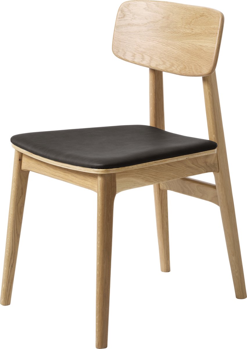 Eetkamerstoel Livo Zwart Pu - Giga Living
