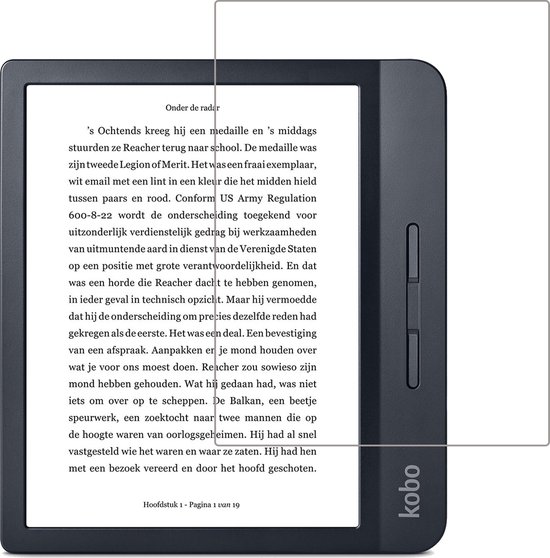 Screenprotector Geschikt voor Kobo Libra H2O Screenprotector Bescherm Glas Tempered Glass Screen Protector van omoton — afbeelding 5