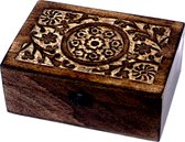 Opbergbox 24 vakken hout - Etherische olie - Sieradendoos - Organizer