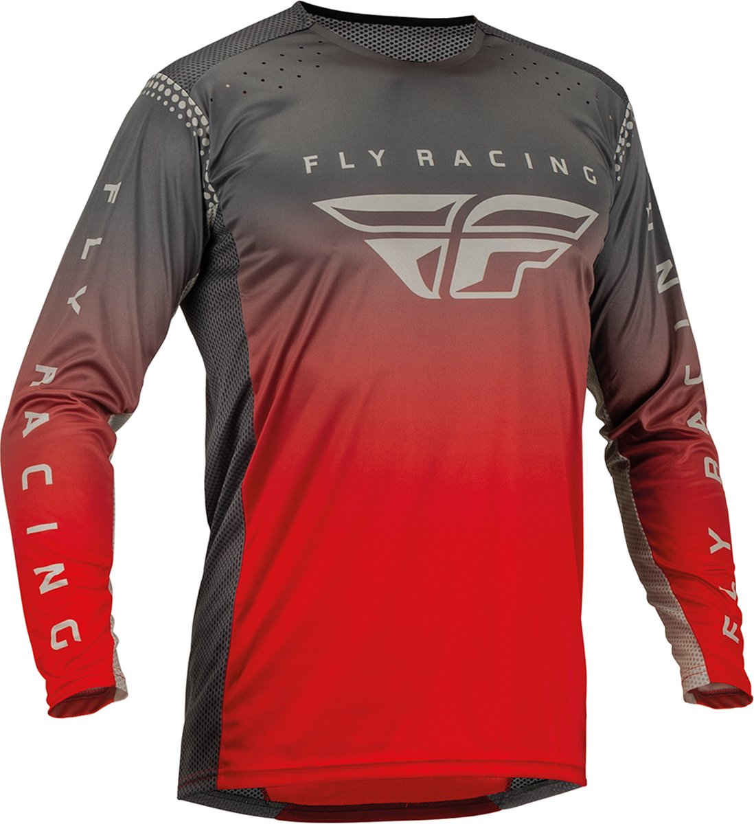 Fly Racing MX Jersey Lite Red Grey L