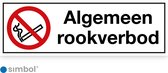 Simbol® - Autocollant Interdiction Algemeen de fumer - Taille 10 x 30 cm.