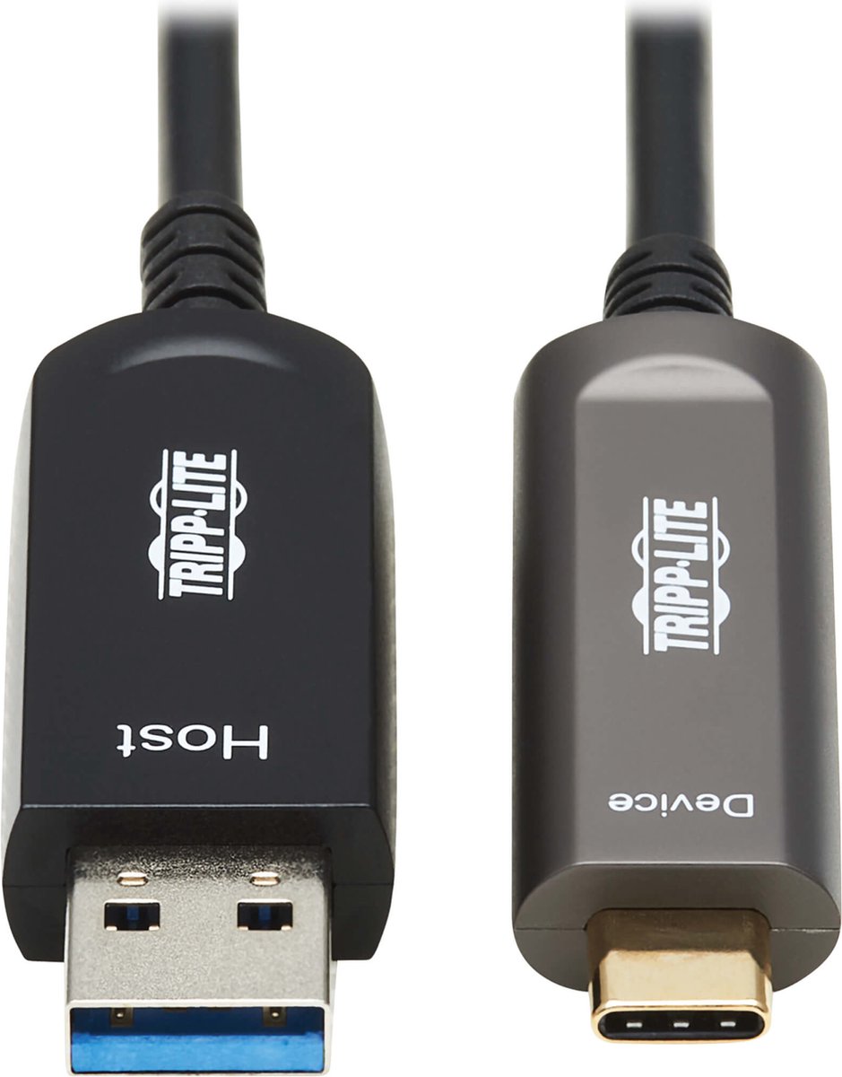Tripp Lite U428F-30M-D3 USB-kabel USB 3.2 Gen 2 (3.1 Gen 2) USB A USB C Zwart