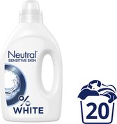 Neutral - Vloeibaar Wasmiddel - Witte Was - 1 Liter - 20 wasbeurten.