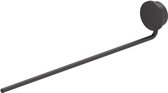 Geesa Opal 1-armige handdoekhouder 40 x 1,9 x 6,6 cm, zwart