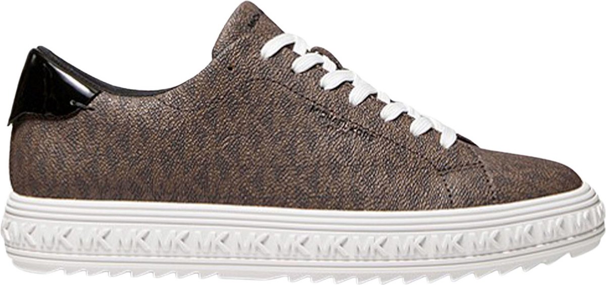 Michael Kors Grove Lace Up Dames Sneakers - Brown - Maat 39