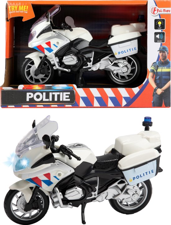 Toi-toys Police moto Nl Junior 22 X 9,5 X 14 Cm Wit | bol.com