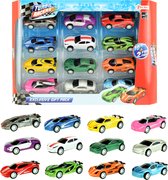 Toi-toys Raceauto's Pull Back 12-delig 7 Cm Multicolor