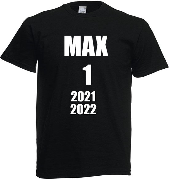 T-shirt met grappige tekst - Max Verstappen - Wereldkampioen - Formule 1 - F1 - Red Bull - 33 - 1 - maat 6XL