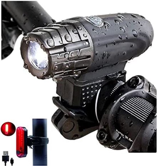 Fietslamp – fiets verlichting – duurzaam – waterbesteding - Bicycle light  - waterproo