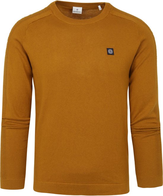 Blue Industry - Pull Ocre jaune - Taille L - Coupe regular