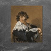 Wanddecoratie / Schilderij / Poster / Doek / Schilderstuk / Muurdecoratie / Fotokunst / Tafereel Portret van een man - Frans Hals gedrukt op Forex