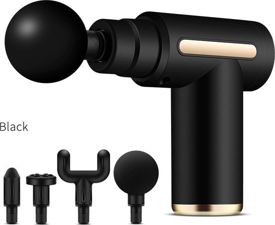 Quickstuff - Massage Gun - Black - met opzetstukken en hard case