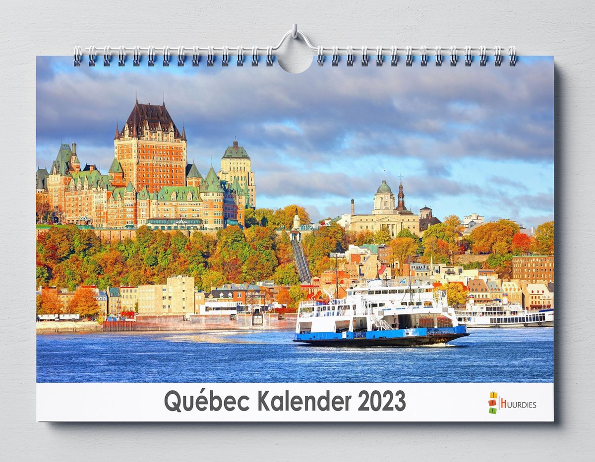Quebec kalender 2023 | 35x24 cm | jaarkalender 2023 | Wandkalender 2023