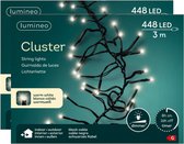 Clusterverlichting - 2 stuks - warm wit - 300 cm - 448 leds