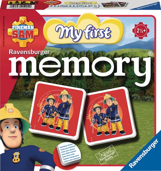 Thumbnail van een extra afbeelding van het spel Memory Brandweerman Sam, Gezelschapspel, Brandweerman Sam kaartje keer