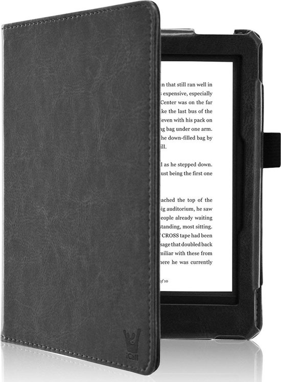 Kobo HD / Glo / Touch 2.0 Hoes - Book Case Premium Sleep Cover Leer met... | bol.com