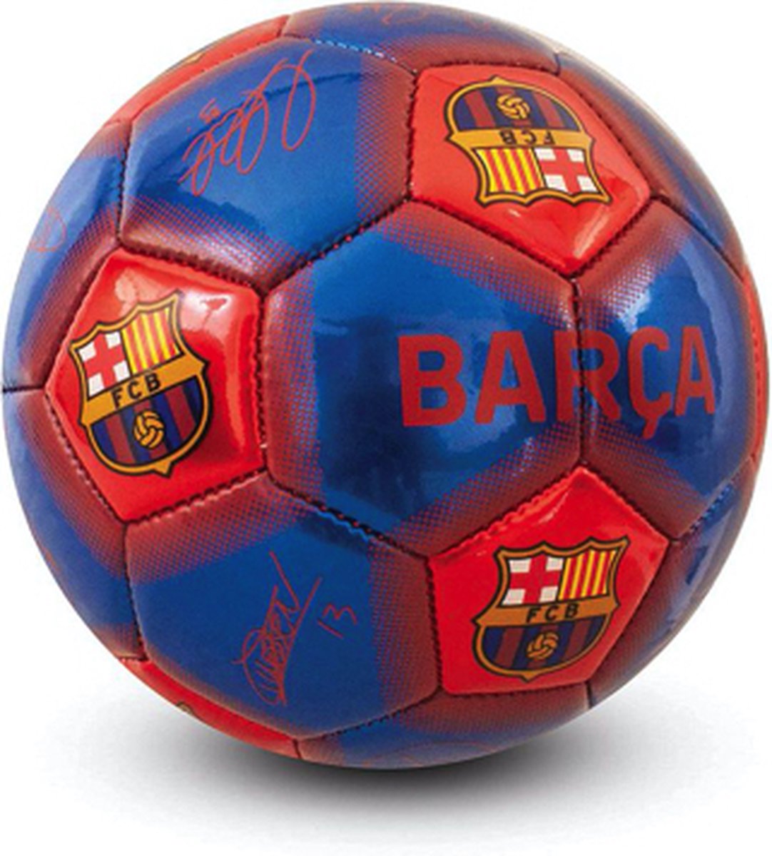FC Barcelona - voetbal - maat 5 - met handtekeningen