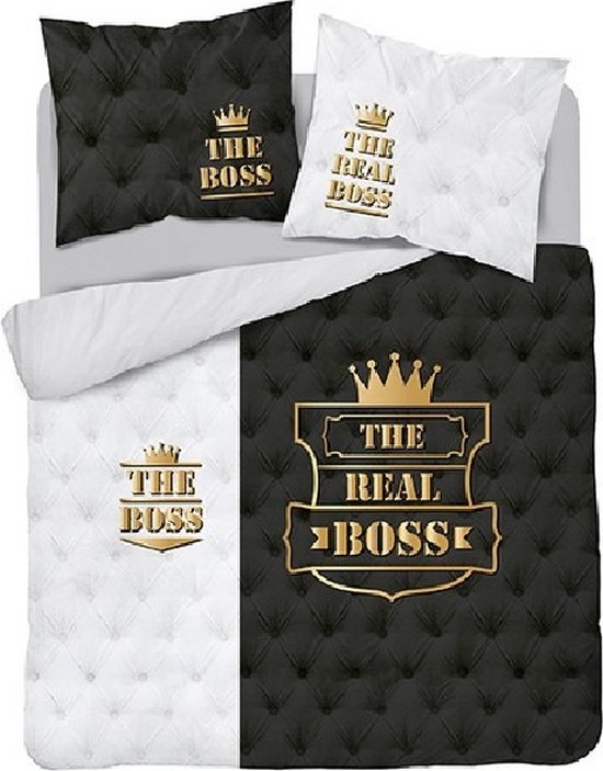 Dekbedovertrek The real boss katoen 220x200 cm Tweepersoons