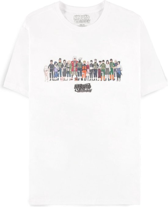 T-Shirt Officiel Naruto Shippuden – Manches Courtes 100 % Coton – Col Rond – Manga Anime Collection