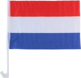 2-delige Autovlag Nederland WK editie - 30x45cm - Oranje