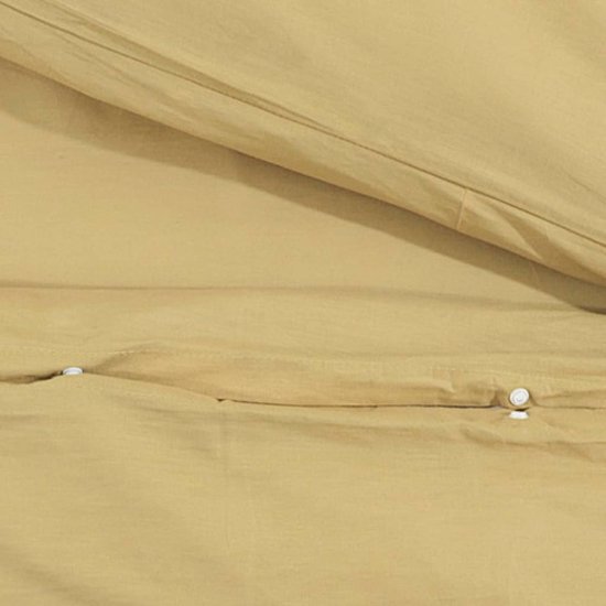 vidaXL - Dekbedovertrekset - lichtgewicht - 135x200 - cm - microvezel - taupe