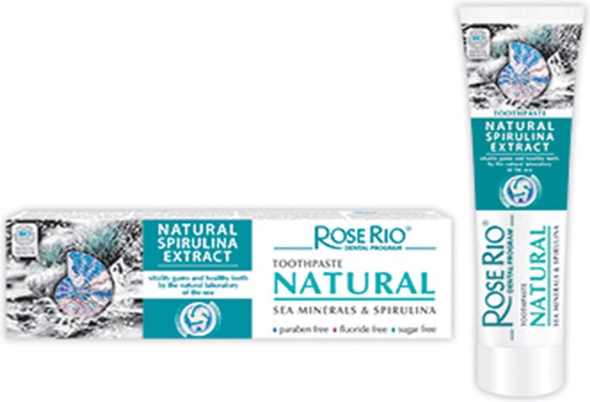 Homeopathische Spirulina tandpaste - gevoelige tandvlees - biologische tandpaste - tandglazuur 65gr
