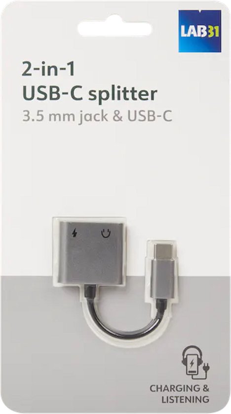 Acheter Adaptateur DAC Type C 2 en 1 USB C à prise Jack 3.5mm
