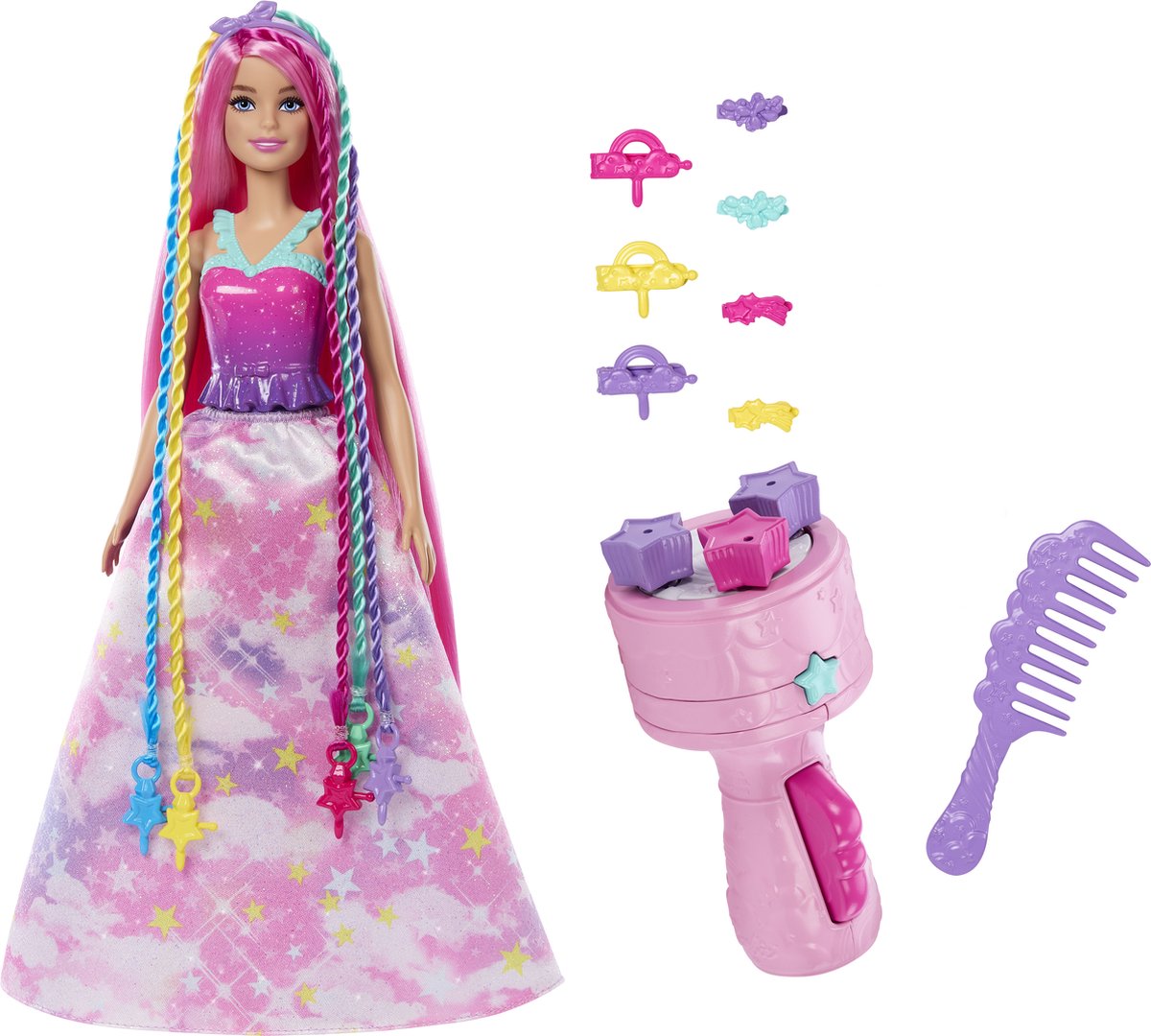 Barbie Dreamtopia Haarverzorgingspop - Pop