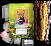Plastic stramien borduurpakket Bunny