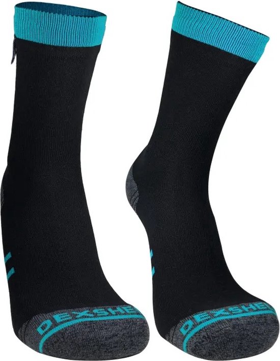 Dexshell Running Socks Zwart - Waterdichte hardloopsokken - Thermosokken