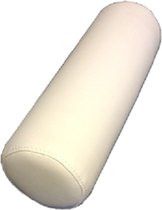 Rouleau de jambe - rouleau de genou - rond - blanc - 44 cm de large - diamètre 14 cm