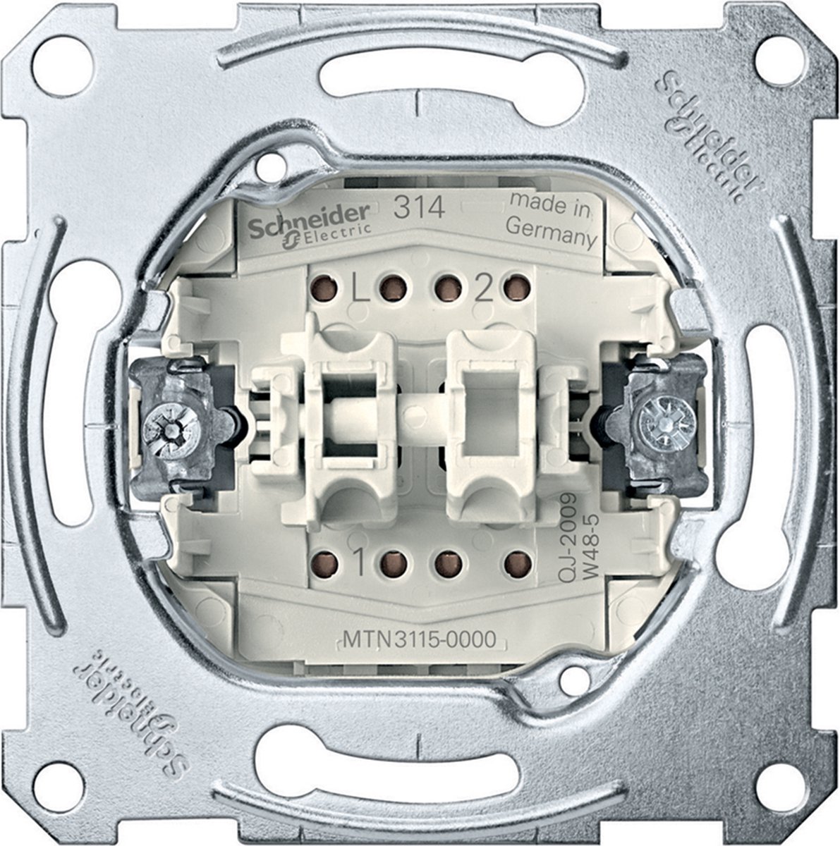 Sokkel - Serieschakelaar - Merten - Schneider Electric - MTN3115-0000
