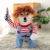 Halloween pakje hond - Chucky - M