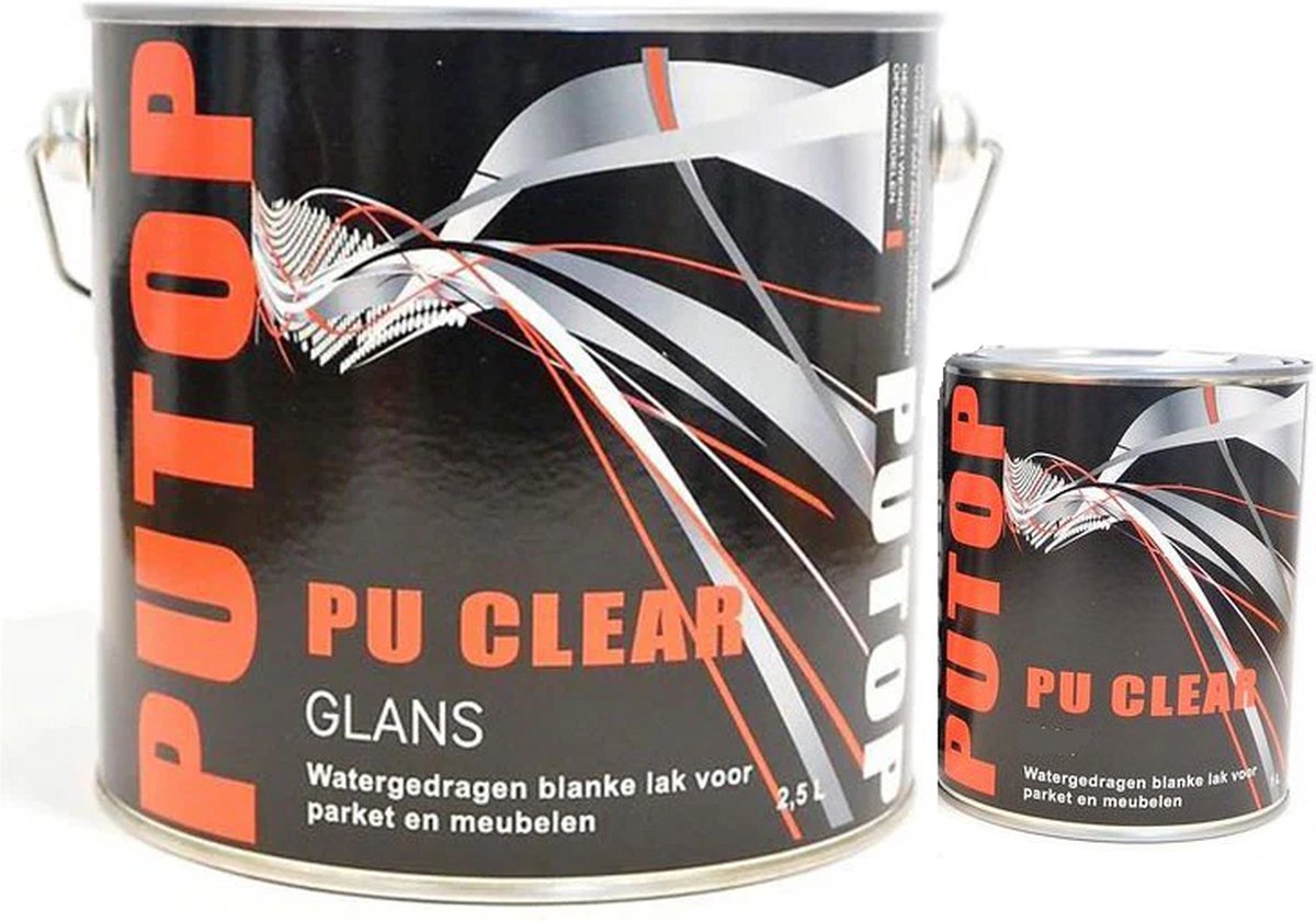 Blanke lak Glans water gedragen Putop 1 liter