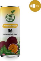 I am Superjuice Passion Fruit 12x0,33L - échte passievruchtsap gemixt met water - zonder toegevoegde suikers - zonder conserveringsmiddelen - zonder concentraat - exotisch fruitsapje - fruit juice