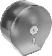 PrimeMatik - Toiletpapier dispenser Zwarte industriële toiletrolhouder 268x130x280mm