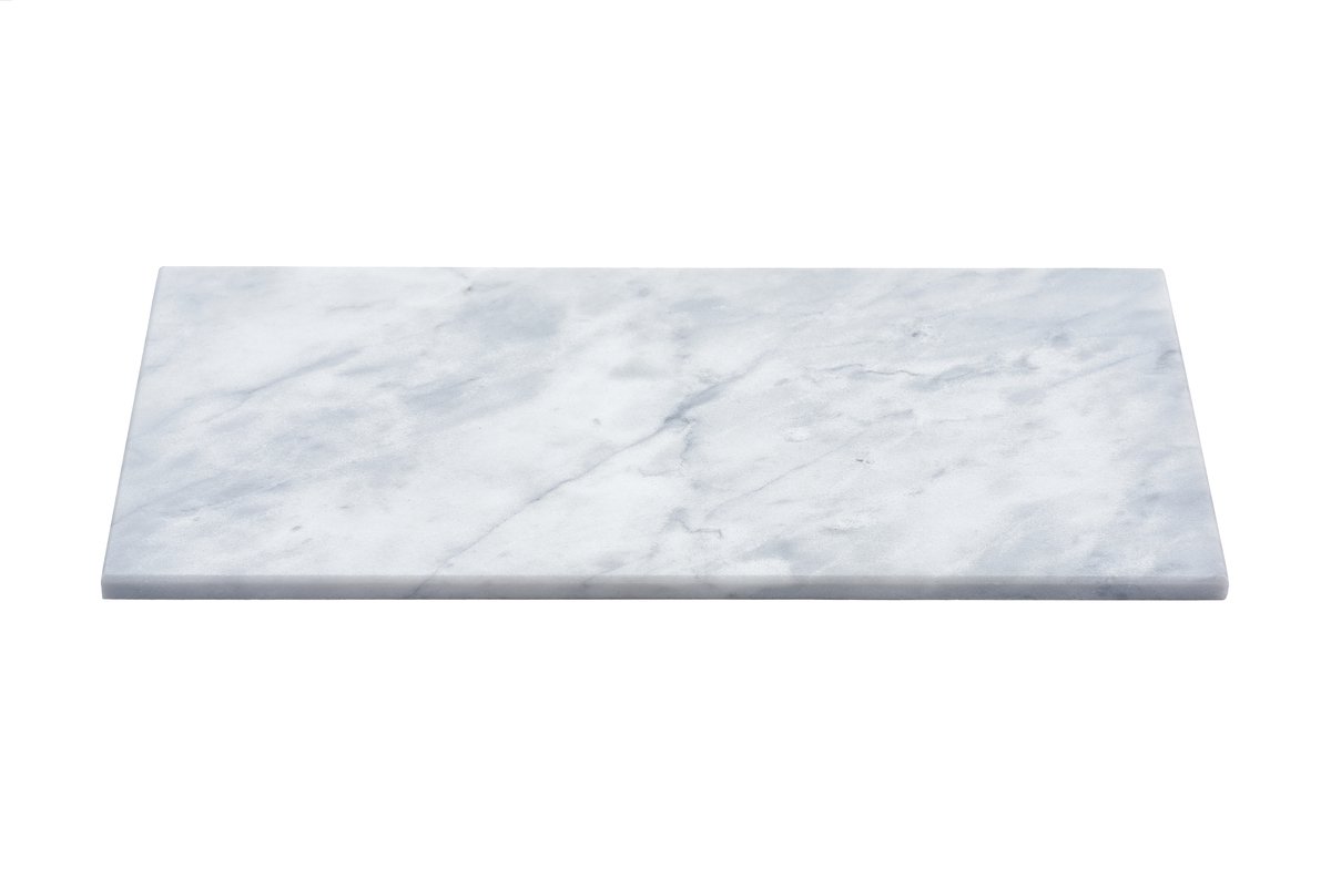 Wellmark Marble plate/schaal 30x13cm Marmer Wit