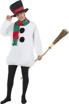 FUNIDELIA Sneeuwpop Kostuum Voor voor mannen - Maat: M - L - Wit